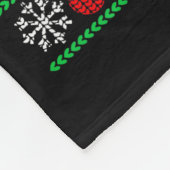 Christmas Awesome Like My Daughter Santa Hat Ugly Fleecedecke (Ecke)