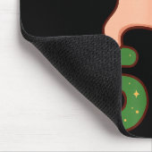 Christmas Axolotl Dabbing 67 Meme Six Seven Funny Mousepad (Ecke)