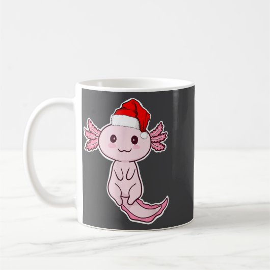 Christmas Axolotl  Kaffeetasse (Links)