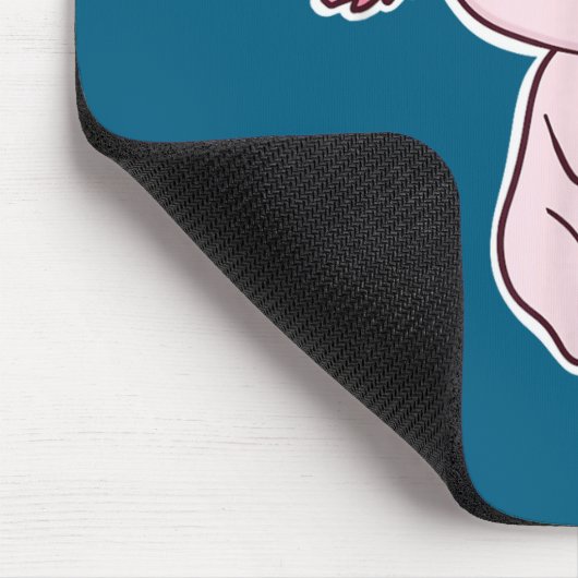 Christmas Axolotl Mousepad (Ecke)