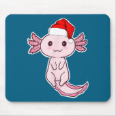 Christmas Axolotl Mousepad (Vorne)
