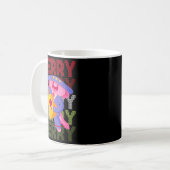 Christmas Axolotl Ugly Sweater Funny Christmas Sno Kaffeetasse (Vorderseite Links)