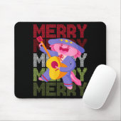 Christmas Axolotl Ugly Sweater Funny Christmas Sno Mousepad (Mit Mouse)