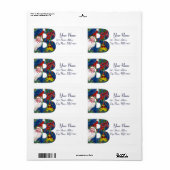 CHRISTMAS B SCHREIBEN / SANTA CLAUS MIT ROtem RIBB (Vorne)