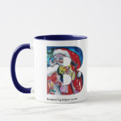 CHRISTMAS B SCHREIBEN / SANTA MIT VIOLIN MONOGRAM TASSE (Links)
