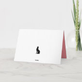 Christmas Baby Animals Fox Holiday Grußkarte Karte (Rückseite)