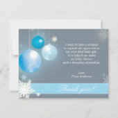 Christmas Baby Boy Baby Shooting Danke (Vorderseite)