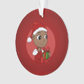 Christmas baby cartoon ornament (Vorderseite)