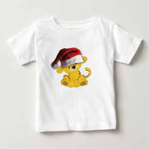 Christmas Baby Cheetah T-shirt