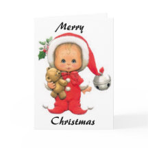 Christmas Baby Elf und Teddy