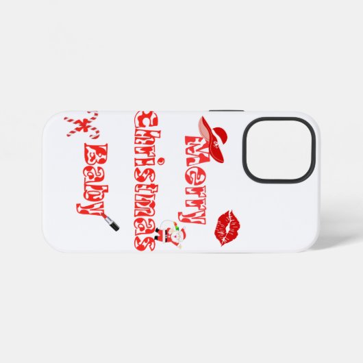 Christmas Baby iPhone Hülle (Rückseite (Horizontal))