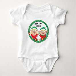 Christmas Baby Jersey Bodysuit Baby Strampler