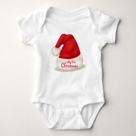 Christmas Baby Jersey Bodysuit Baby Strampler (Vorderseite)