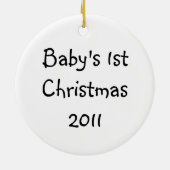 Christmas Baby Joy Ornament (Hinten)