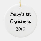 Christmas Baby Joy Ornament (Hinten)