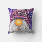 Christmas Baby Pillow Gnome in Lila Hut singen Kissen (Rückseite)