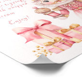 Christmas Baby Shooter Nutcracker Hot Cocoa Bar Poster (Ecke)