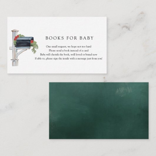 Christmas Baby Shooter per Mail Verschicken Sie ei Begleitkarte (Vorne/Hinten)