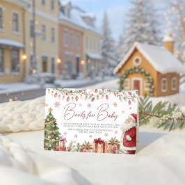 Christmas Baby Shower Books for Baby Card Begleitkarte