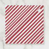 Christmas Baby Shower Geschenkanhänger (Rückseite)