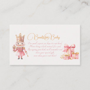 Christmas Baby Shower Nutcracker Book for Baby Begleitkarte