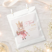 Christmas Baby Shower Pink Nutcracker  Geschenktütchen (Ausgeschnitten)