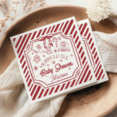Christmas Baby Shower Serviette