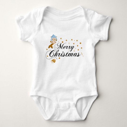 CHRISTMAS BABY STRAMPLER (Vorderseite)