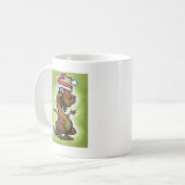 Christmas Baby T-Rex Kaffeetasse (Vorderseite Links)