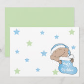 Christmas Baby von Color Blue Hat Einladung (Vorne/Hinten)