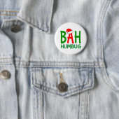 Christmas bah humbug ebenezer scroodesign button (Beispiel)