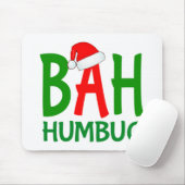Christmas bah humbug ebenezer scroodesign mousepad (Mit Mouse)