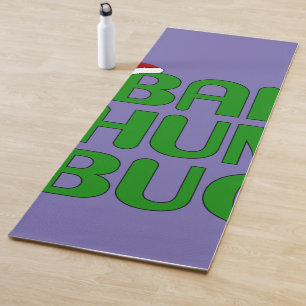 Christmas Bah Humbug Shirt Art-Xmas Humbug Santa Yogamatte
