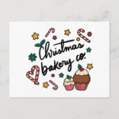 Christmas Bakery Co. Postkarte (Vorderseite)