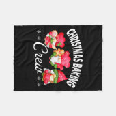 Christmas Baking Crew Bakers And Christmas Baking Fleecedecke (Vorderseite (Horizontal))