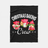 Christmas Baking Crew Bakers And Christmas Baking  Fleecedecke (Vorderseite)