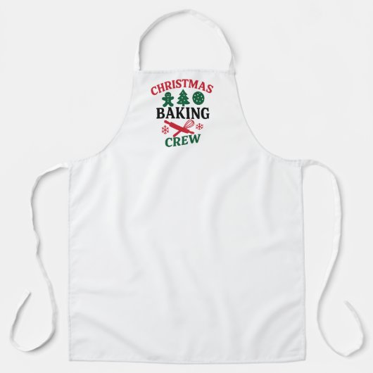 Christmas Baking Crew Dad Schürze (Vorderseite)