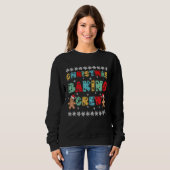 Christmas Baking Crew Gingerbread Men with Xmas Ha Sweatshirt (Vorne ganz)