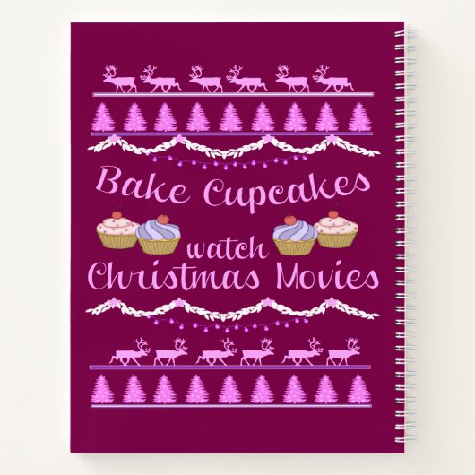 Christmas Baking Recipes Notizblock (Rückseite)