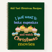 Christmas Baking Recipes Notizblock (Vorderseite)