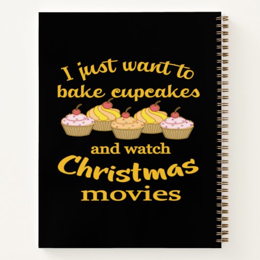 Christmas Baking Recipes Notizblock (Rückseite)