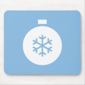 Christmas Ball Blue Mouse Pad Mousepad (Vorne)
