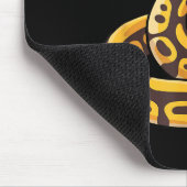 Christmas Ball Python Ugly Xmas Sweater Snake Love Mousepad (Ecke)