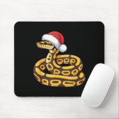 Christmas Ball Python Ugly Xmas Sweater Snake Love Mousepad (Mit Mouse)