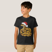 Christmas Ball Python Ugly Xmas Sweater Snake Love T-Shirt (Vorne ganz)