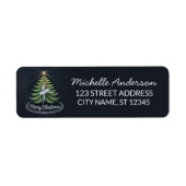 Christmas ballet Ballerina dancer Return Address (Vorne)