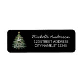 Christmas ballet Ballerina dancer Return Address (Vorne)