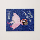 Christmas Ballet Nutcracker Schwarzes Haar Puzzle (Horizontal)
