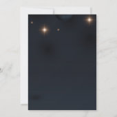 Christmas Balls Black Company Party Einladung (Rückseite)