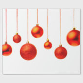 Christmas Balls Geschenkpapier (Flach)
